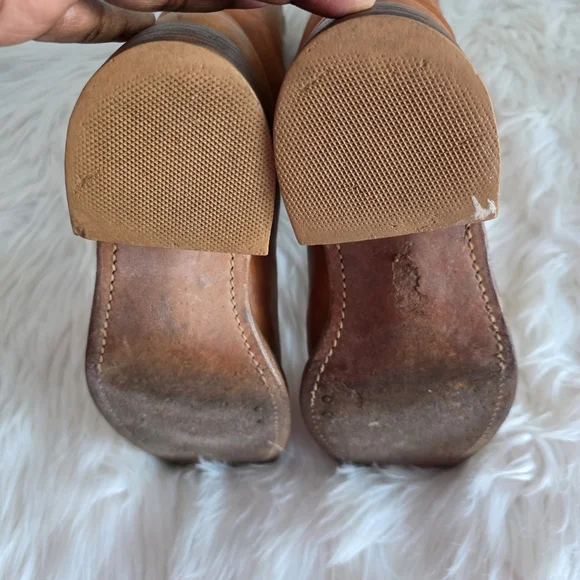 Vintage Stitching Horse Campus Boots Size 8 1/2D - Picture 7 of 16